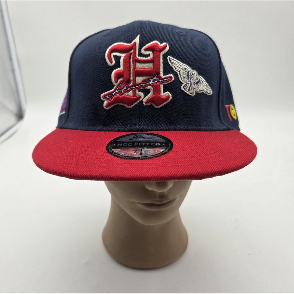 Houston Black Eagles Headgear Classics Fitted Hat 7 1/8 Leagues TOSA EUC